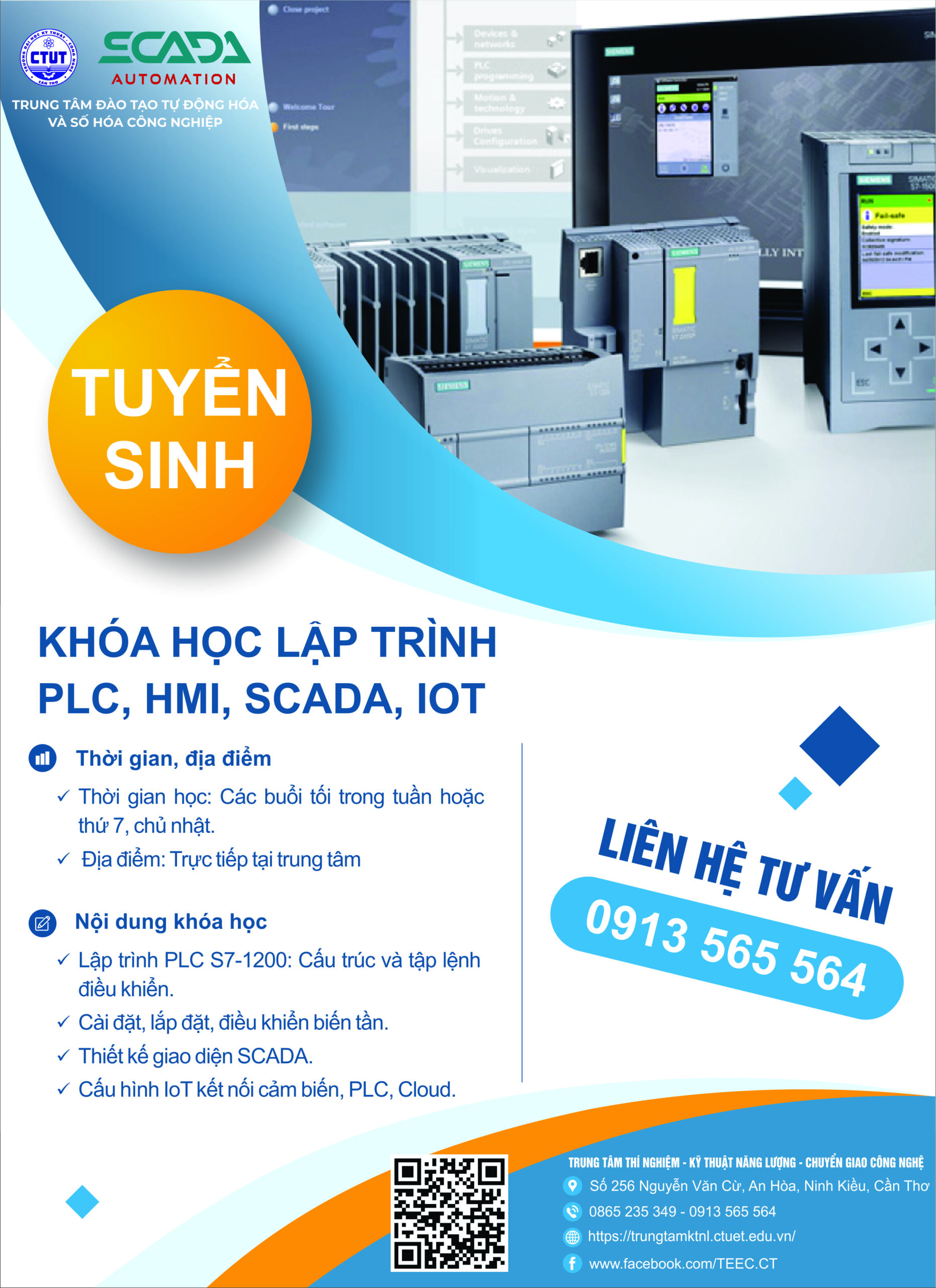 TUYỂN SINH KHÓA HỌC PLC, SCADA, HMI, IOT Tháng 12/2023 – TRUNG TÂM KHOA ...