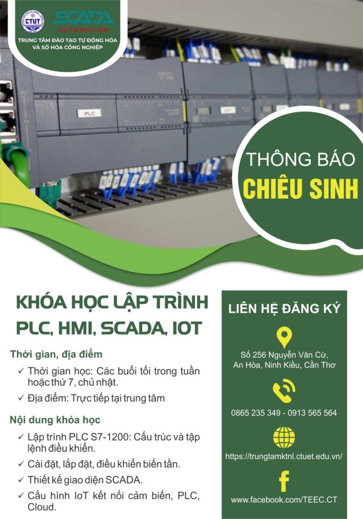 TUYỂN SINH KHÓA HỌC PLC, SCADA, HMI, IOT Tháng 3/2024 – TRUNG TÂM KHOA ...