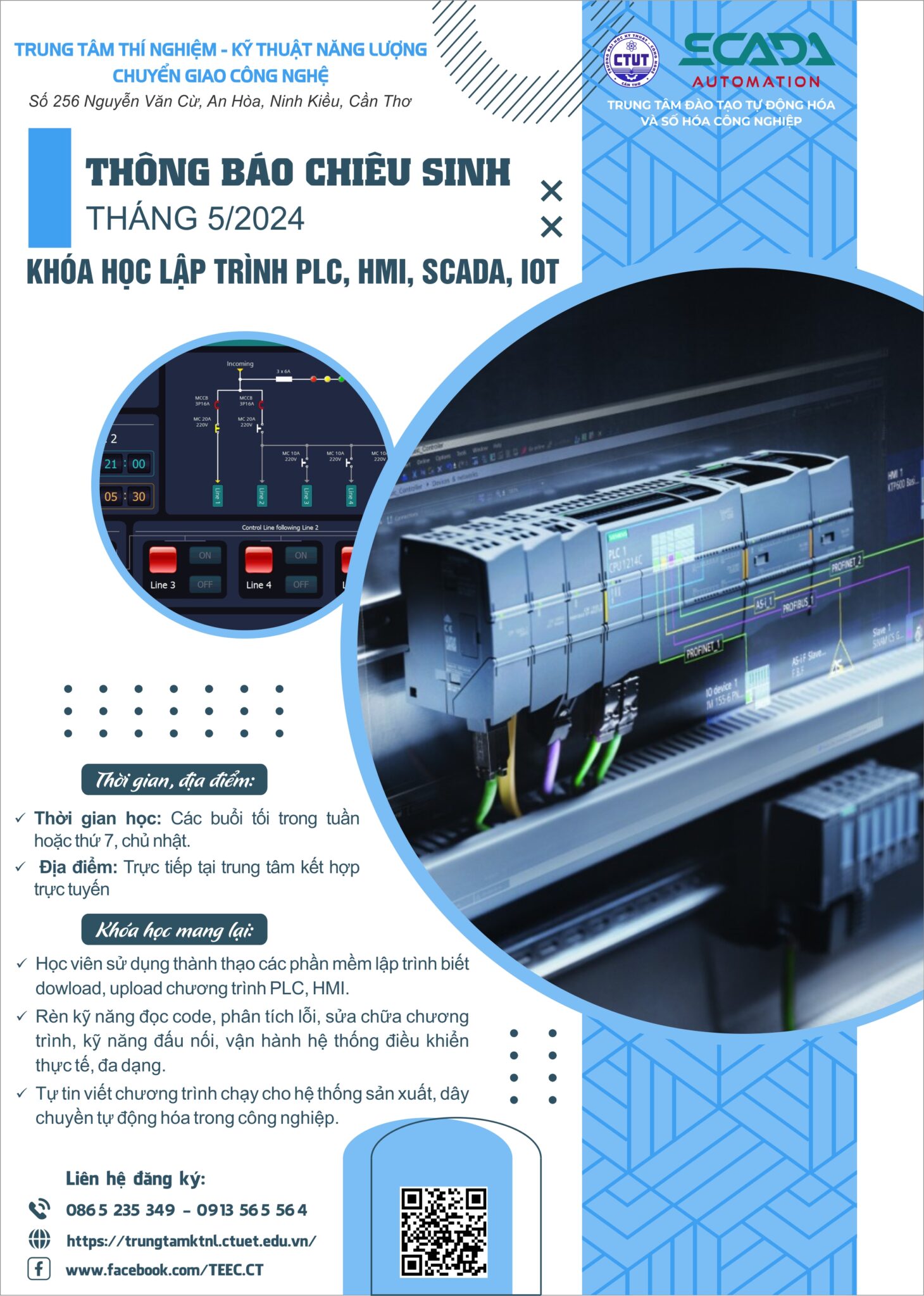 TUYỂN SINH KHÓA HỌC PLC, SCADA, HMI, IOT Tháng 5/2024 – TRUNG TÂM KHOA ...